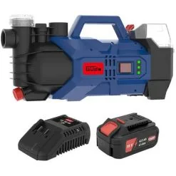 Güde Pompe De Jardin à Batterie GP 18-401-30, Incl. Batterie 4,0 Ah Et Chargeur Rapide - 58564